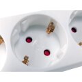 Equip 6fach Verteiler mit Schalter Mehrfachsteckdose Schuko - 1,5 m - Drinnen - Typ F - Type F (CEE 7/4) - 1,5 mm² - Kunststoff