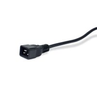 Equip Steckdosenleiste 19" 1HE 8fach IEC C20 Alu. Sch - Steckdosenleiste - 1,8 m