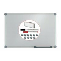 Jakob Maul GmbH Whiteboard MAULpro 60x90cm komplett Set silber