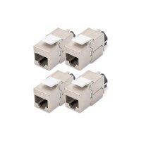 DIGITUS - DN-93617-4 - Keyst.Jack CAT.6a RJ45 STP 4x
