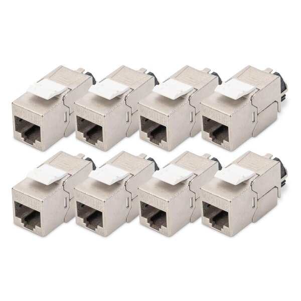DIGITUS - DN-93617-8 - Keyst.Jack CAT.6a RJ45 STP 8x