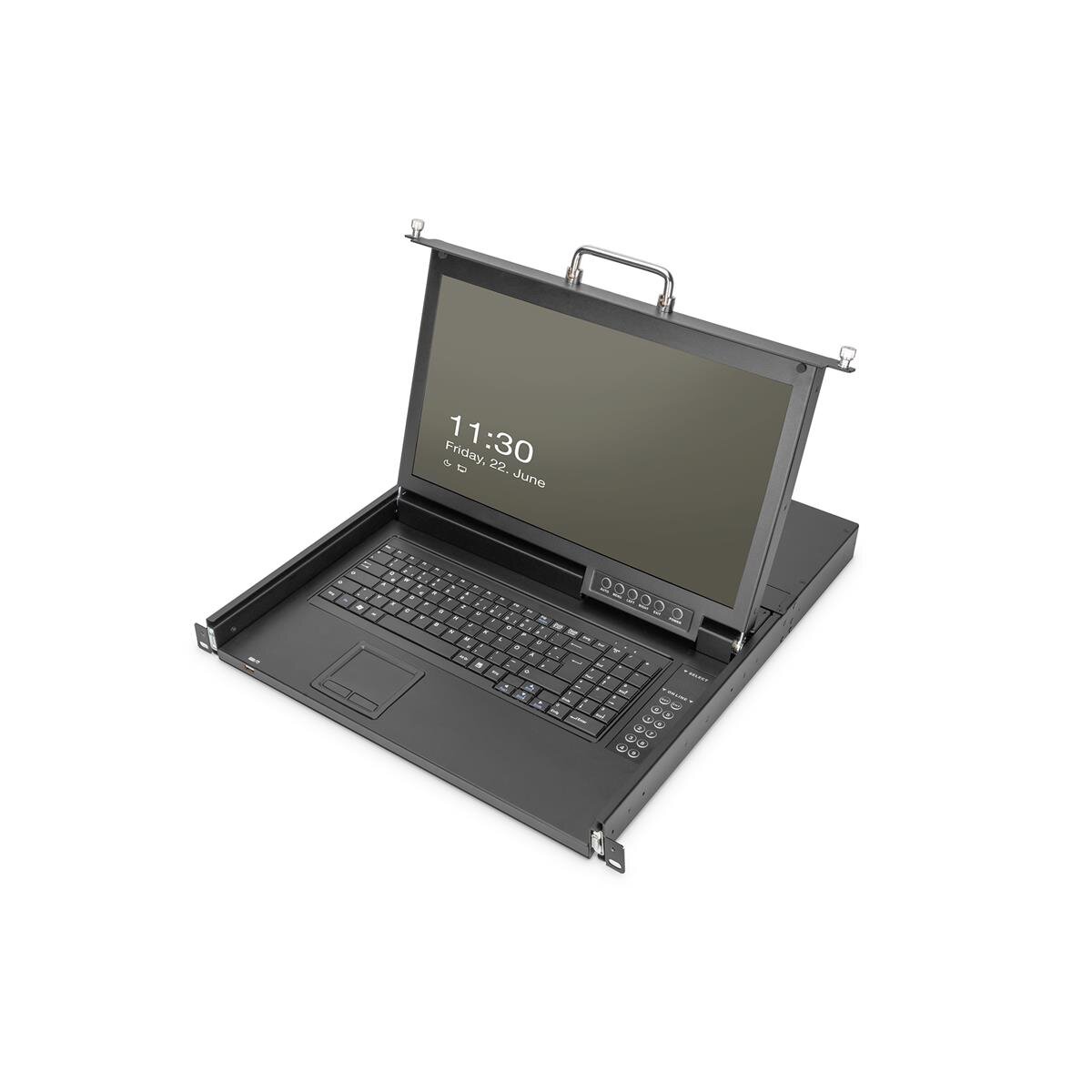 DIGITUS - DS-72220-5GE - 19"Konsole 1U 17" KVM 16p.CAT