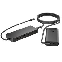 HP Universal USB-C Hub and Laptop Charger Combo, 150 mm, 55 mm, 21,5 mm, 115 g