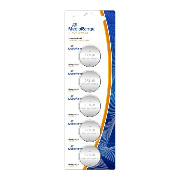 MEDIARANGE Batterie 5 x CR2450 Li 540 mAh