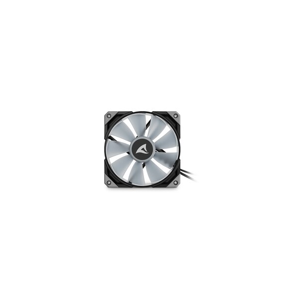 Sharkoon Lüfter 120*120*25 Rebel F50 PWM ARGB schwarz - Gehäuse-Lüfter - 600 rpm