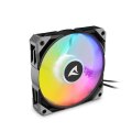 Sharkoon Lüfter 120*120*25 Rebel F50 PWM ARGB schwarz - Gehäuse-Lüfter - 600 rpm