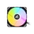 Sharkoon Lüfter 120*120*25 Rebel F50 PWM ARGB schwarz - Gehäuse-Lüfter - 600 rpm