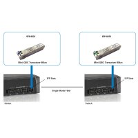 LevelOne 1.25G Single-Mode BIDI SFP Transceiver 20km,...