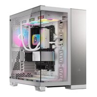 Corsair 6500X weiss/aluminium Tempered Glass x 2