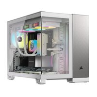 Corsair Geh mATX 2500X Tempered Glass White/Satin Grey -...