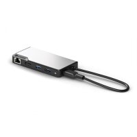 Alogic UCFUPRGVV2-SGR, USB 3.2 Gen 1 (3.1 Gen 1) Type-C, 100 W, 100,1000 Mbit/s, Schwarz, Grau, 60 Hz, HDMI, RJ-45, USB 3.2 Gen 1 (3.1 Gen 1) Type-A, USB 3.2 Gen 1 (3.1 Gen 1) Type-C, VGA