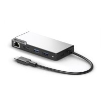 Alogic UCFUPRGEV2-SGR, USB 3.2 Gen 1 (3.1 Gen 1) Type-C, 100 W, 100,1000 Mbit/s, Schwarz, Grau, 60 Hz, HDMI, RJ-45, USB 3.2 Gen 1 (3.1 Gen 1) Type-A, USB 3.2 Gen 1 (3.1 Gen 1) Type-C