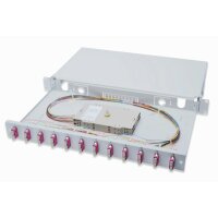 DIGITUS LWL Spleißbox, bestückt, SC, OM4