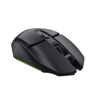Trust GXT 110 Felox - Beidhändig - Optisch - RF Wireless - 4800 DPI - Schwarz