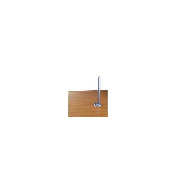 Lindy Desk Clamp Pole - Montagekomponente ( C-Klammer, Montagestange ) für LCD-Display/Notebook - Grau, Silber