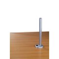 Lindy Desk Clamp Pole - Montagekomponente ( C-Klammer, Montagestange ) für LCD-Display/Notebook - Grau, Silber