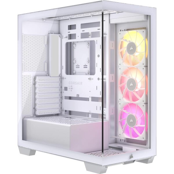 Corsair iCUE LINK 3500X RGB, Midi Tower, PC, Weiß, EATX, Gaming, Multi
