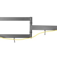 Equip 650341 Artikulierende TV-Wandmontagehalterung - 32 bis 55 Zoll - 139,7 cm (55") - 200 x 200 mm - 400 x 400 mm - -15 - 10° - Edelstahl - Schwarz