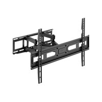 Equip 37"-80" Full Motion TV-Halterung - 100 x 100 mm - 600 x 400 mm - -15 - 3° - -60 - 60° - Kunststoff - Edelstahl - Schwarz