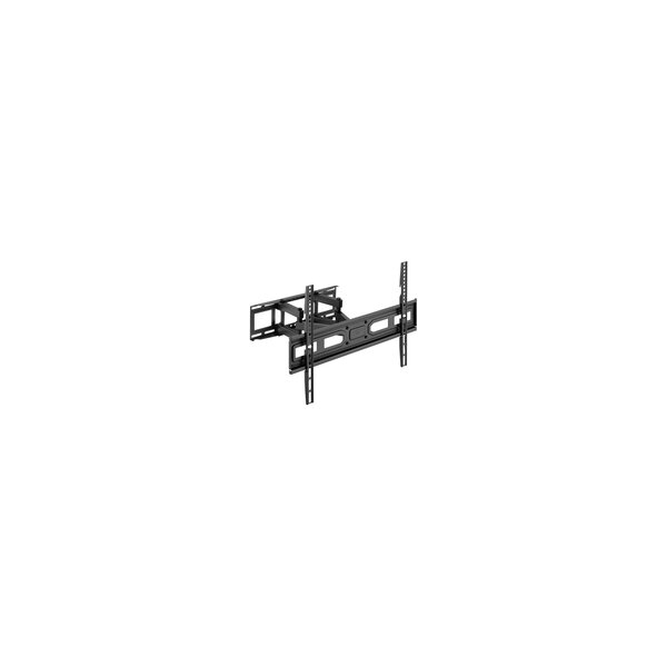 Equip 37"-80" Full Motion TV-Halterung - 100 x 100 mm - 600 x 400 mm - -15 - 3° - -60 - 60° - Kunststoff - Edelstahl - Schwarz