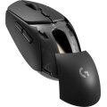 Logitech G G309, rechts, Optisch, RF Wireless + Bluetooth, 2560 DPI, 400 fps, Schwarz