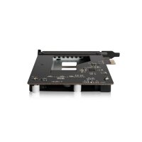 Icy Dock MB839SP-B - Universal - HDD-Käfig - Acrylnitril-Butadien-Styrol (ABS) - Metall - Schwarz - 2.5" - 154 mm