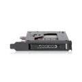 Icy Dock MB839SP-B - Universal - HDD-Käfig - Acrylnitril-Butadien-Styrol (ABS) - Metall - Schwarz - 2.5" - 154 mm