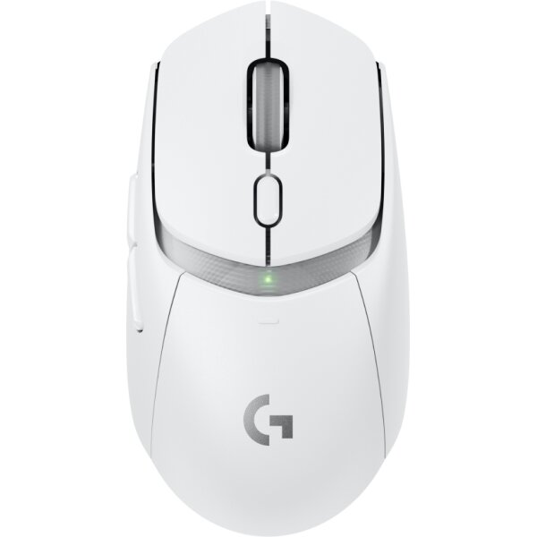 Logitech G G309, rechts, Optisch, RF Wireless + Bluetooth, 2560 DPI, 400 fps, Weiß