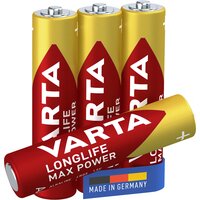 Varta -4703/4B, Einwegbatterie, AAA, Alkali, 1,5 V, 4...