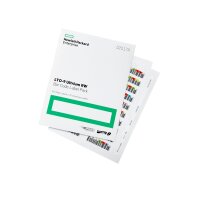 HPE LTO-9 Ultrium RW Bar Code Label Pack - Mehrfarbig -...
