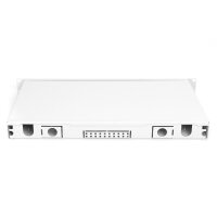 DIGITUS LWL Spleißbox, 1HE, bestückt, 6x LC DX, OS2