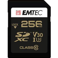 EMTEC SD 256GB UHS-I U3 SpeedIN ECMSD256GXC10SP - Secure...