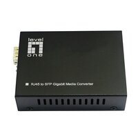 LevelOne Konverter GVT-2015 10/100/1000T>RJ45 to SFP 60W sw - Converter - 0,1 Gbps
