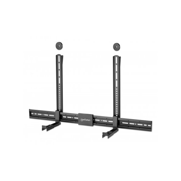 Manhattan 461849 - Wand - 15 kg - Kunststoff - Stahl - Schwarz - Wand - Sonos - Bose - LG - JBL - Bang & Olufsen - Samsung - Sony - Yamaha
