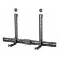 Manhattan 461849 - Wand - 15 kg - Kunststoff - Stahl - Schwarz - Wand - Sonos - Bose - LG - JBL - Bang & Olufsen - Samsung - Sony - Yamaha
