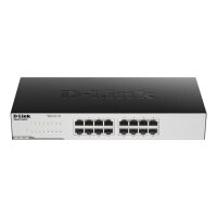 D-Link GO-SW-16G - Unmanaged - L2 - Gigabit Ethernet...