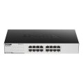 D-Link GO-SW-16G - Unmanaged - L2 - Gigabit Ethernet (10/100/1000) - Vollduplex - Rack-Einbau - 1U