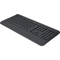 Logitech 920-010949 - Volle Größe (100%) - Kabellos - Bluetooth - Membran Key Switch - QWERTZ - Graphit