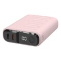 RealPower Powerbank PB-10000C PD+ mit 3xType-C Rose - Batterie