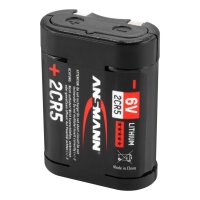 Ansmann 5020032 - Einwegbatterie - Lithium - 6 V - 2 Stück(e) - Schwarz - -40 - 60 °C