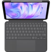 Logitech Combo Touch, QWERTZ, Deutsch, Trackpad, 1,8 cm, 1 mm, Apple
