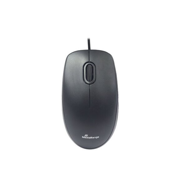 MEDIARANGE MROS212 - rechts - Optisch - USB Typ-A - 1000 DPI - Schwarz