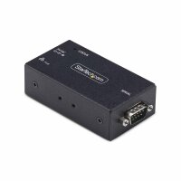 StarTech.com 1-Port Seriell auf POE Ethernet Adapter, Serial TCP IP Server, Wand/DIN Montage, 802.3af PoE RS232 Ethernet Adapter/LAN Konverter, RS232 auf RJ45/RS232 über Ethernet Adapter für RS232-Ferngeräte, IEEE 802.3af, IEEE 802.3i, IEEE 802.3u, 0 - 60