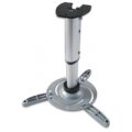 Techly Universal-Deckenhalterung für Beamer, ausziehbar, 60-102 cm, Silber