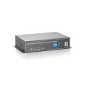 LevelOne PoE Extender - Receiver - über 2-wire - Netzwerk-Repeater - 400 m - 60 Mbit/s - 10/100Base-T(X) - IEEE 802.3 - IEEE 802.3u - Schwarz