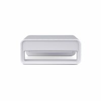 StarTech.com Ergonomischer Monitorständer, bis 15kg, Feste Höhe 9cm, Schreibtisch Bildschirmerhöhung/Monitorerhöhung, Laptop Halterung, Stahl, Einfache Montage, Schreibtischplatz Optimieren, Freistehend, 15 kg, Silber