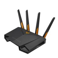 ASUS TUF Gaming AX3000 V2 - Wi-Fi 6 (802.11ax) - Dual-Band (2,4 GHz/5 GHz) - Ethernet/LAN - Schwarz - Orange - Tabletop-Router