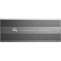 OWC Thunderbolt Go Dock - Andocken - Thunderbolt 4 - 90 W - 3,5 mm - 10,100,1000,2500 Mbit/s - Grau