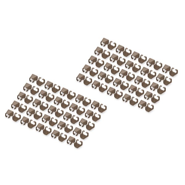 DIGITUS - A-CC-BR - Farbclips für RJ45-Kabel Braun
