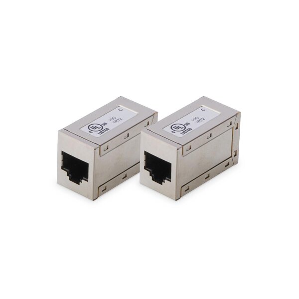 DIGITUS - AT-AG-8-8-C6S-2 - Mod. coupler 1-1 RJ45 Cat6 2x